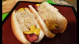 How to Make Sauerkraut Hot Dogs in 3 minutes