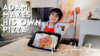 Kids Pizza Making | Adam Makes His Own Pizza | Kids Pizza Party | How To Make Kids Pizza