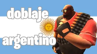 el heavy repito doblaje argentino | xllenarox | tf2 [el heavy está muerto]