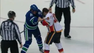 Canucks Vs Flames - Game Highlights - 01.09.10 - HD