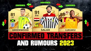 FIFA 23 | NEW CONFIRMED TRANSFERS & RUMOURS! ✅😱 ft. Salah, Greenwood, Lukaku…