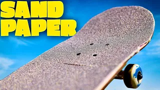 USING THE SHARPEST SANDPAPER AS DIY GRIP TAPE!