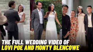 ACTUAL WEDDING VIDEO of Lovi Poe and Monty Blencowe sa LONDON very INTIMATE and LUXURIOUS!!