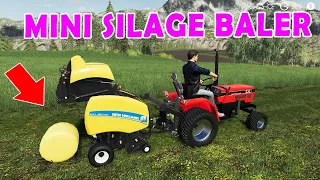 Farming Simulator 19 : Mini Silage Baler & Mini Tractors , Rapid Euro 4 Mower, Grass Job WTF ?!?