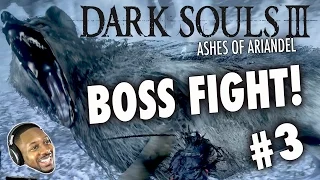 Dark Souls 3 Ashes of Ariandel DLC : Champion's Gravetender & Greatwolf - Boss Guide - Part 3