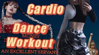 Lisa MONEY Cardio HIIT Dance Workout / Fat Burn🔥 Weigh Loss + Toned Body | Kpop Fitness / OppServe