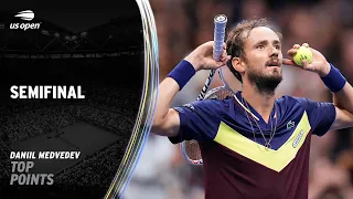 Daniil Medvedev | Top Points vs. Carlos Alcaraz | 2023 US Open Semifinal