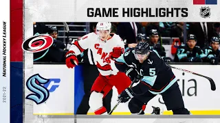 Hurricanes @ Kraken 11/24/21 | NHL Highlights