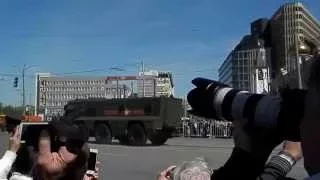 Генеральная репетиция парада Победы в Москве 7 мая 2015