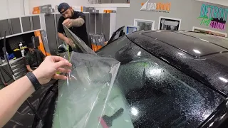 Ceramic windshield tint, best way to get a clean install