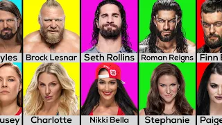 Real Life Male & Female Best Friends in WWE
