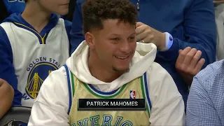 The stars are out in Dallas 🤩 Patrick Mahomes, 2 Chainz pulled up to Warriors-Mavs Game 3