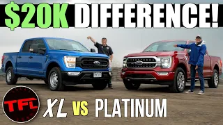 Ford F-150 Work Truck vs Luxury Truck: Here's What You Get (and Don't Get) For an Extra $20K!