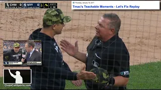 Ejection 047 - Greg Gibson The HP Umpire Ejects New York's Matt Blake After Tim Anderson's Non-Foul