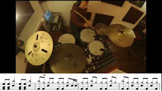 Heart Shaped Box (Nirvana) drum cover + score