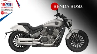 Auto Expo 2023: Benda BD500 Black Flag Cruiser with Air Suspension Debuts | Walkaround