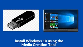 How to create a Windows 10 21H2 USB Drive with the Windows Media Creation Tool 2022 via USB