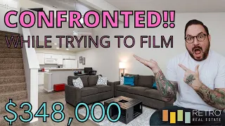 Confronted during filming!! Home Tour for Mid Century modern inspired condo gets super wild!