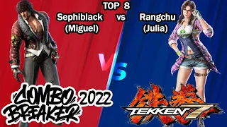 Combo Breaker 2022 Tekken 7 - Top 8 Loser Quarter Final 2 - Sephiblack vs Rangchu