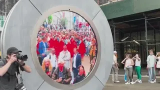 'Portal' installation in NYC offers window to Dublin