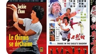 Film "Snake in the Eagle's Shadow" de Jackie Chan (1978).