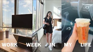 work week in my life: grocery haul, how to start new habits, summer try on haul, work outfits!