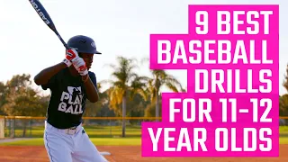 9 Best Baseball Drills for 11-12 Year Olds | Fun Youth Baseball Drills from the MOJO App