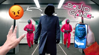 SQUID GAME PINK SOLDIERS LATE FOR WORK (Epic Parkour POV Chase) | HIGHNOY