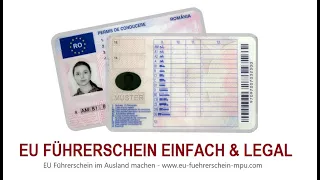 EU Führerschein legal im Ausland machen