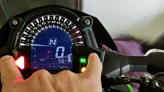 tablero Kawasaki z400 funciones ocultas!!! explicado.