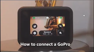 One-time connection and setup of Gopro for use in RightBooth