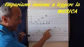 Leggere la musica è FACILE - 1 (le note sulle righe)