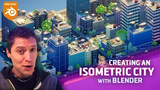 Creating a Stylized Isometric City with Blender (from scratch)