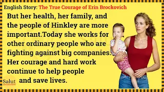 Learn English through story 🌸 Level 1 - The True Courage of Erin Brockovich | Salut English