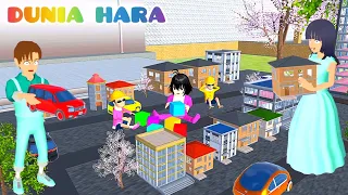 Kota Sakura Mini Baru Hancur krn Ranger Jahat 😱 Celine Ngambek Yuta Panik | Sakura School Simulator