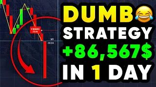 EARNED +86,567$ 🤣 with DUMB Binary options strategy! Pocket option trading strategy