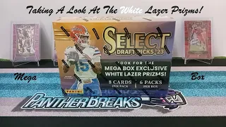 2023 Select Draft Picks Football Mega Box Target Exclusive! White Lazer Prizms!🤍