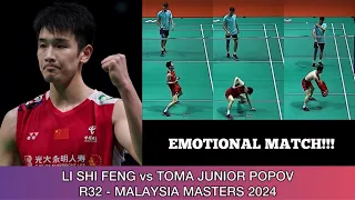 Li Shi Feng vs Toma Junior Popov | Badminton Malaysia Masters 2024