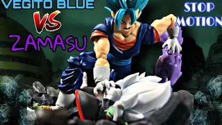 Vegito Blue vs Zamasu (Dragon Ball Super) (DBZ Stop-Motion)