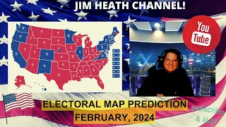 2024 Electoral Map Forecast Biden vs Trump February '24