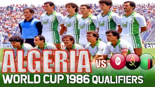 ALGERIA 🇩🇿  World Cup 1986 Qualification All Matches Highlights | Road to Mexico