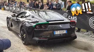 Accelerations, Rev Battles and Exploding Exhausts - Cars & Coffee Brescia 2019! (HD)