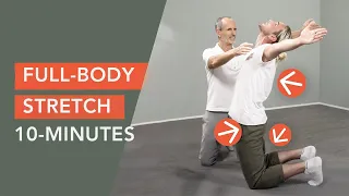 10-Min. FULL BODY STRETCH relieves pain & muscle tension