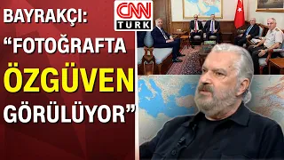 Hakan Bayrakçı kritik zirvede çekilen fotoğrafı analiz etti: "Arkadaki Orta Doğu haritası..."