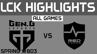 GEN vs NS Highlights ALL GAMES LCK Spring Season 2024 Gen G vs NS RedForce by Onivia