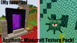AESTHETIC Minecraft texture pack