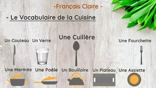 Cours de Français - 3.1 Le Vocabulaire | Cuisine  - Partie 1