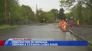 Construction on Onondaga Creekwalk expansion to cause detours