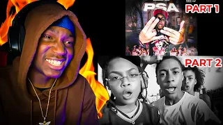 HE WAS RAW ASHH!! Sugarhillddot X Notti Osama- EVIL TWINS (BOTH PARTS!) REACTION !!