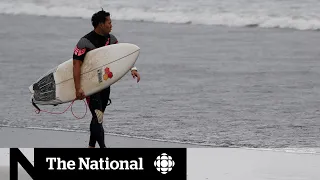 Tropical storm Nepartak approaches Japan during Olympics